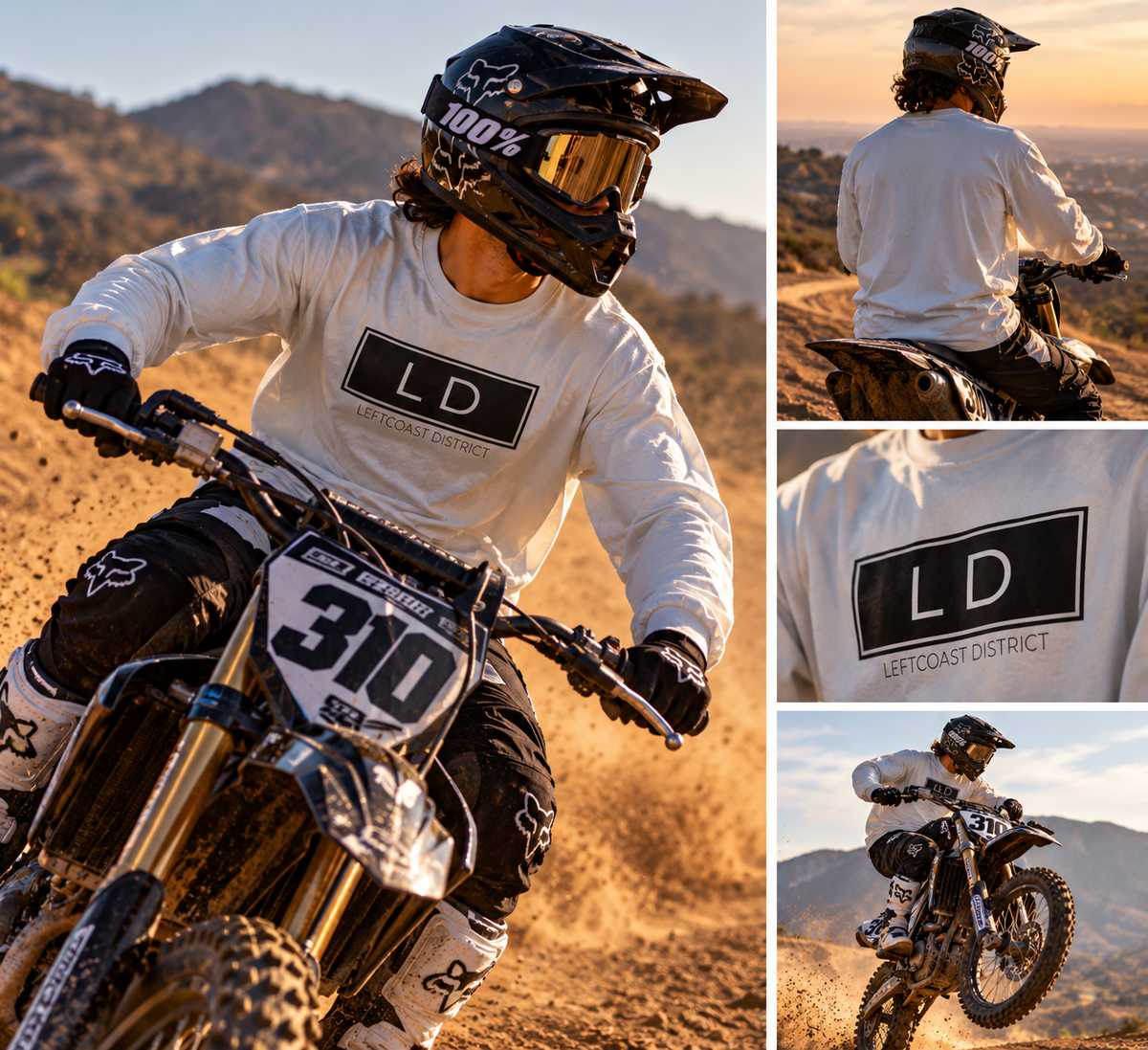 LD 310 Garment-dyed heavyweight long-sleeve shirt